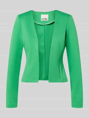 Żakiet o kroju slim fit o kroju bez zapięcia model ‘KATE’ Ichi