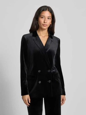Żakiet o kroju slim fit z aksamitu z kieszeniami z patką Jake*s Collection
