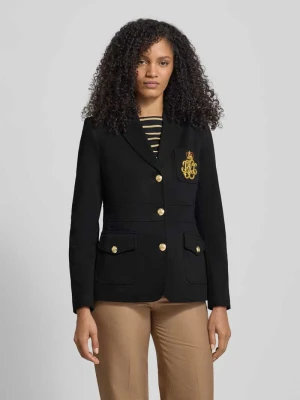 Żakiet o kroju slim fit z aplikacją z logo model ‘SINJON’ Lauren Ralph Lauren