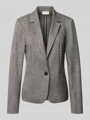Żakiet o kroju slim fit z kołnierzem z połami i kieszeniami z patką comma
