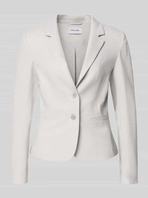 Żakiet o kroju slim fit z kołnierzem z połami MORE & MORE