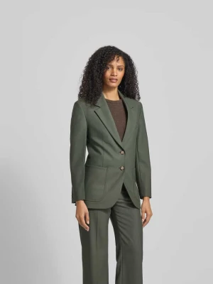 Żakiet o kroju slim fit z kołnierzem z połami Victoria Beckham Trzcinowy
