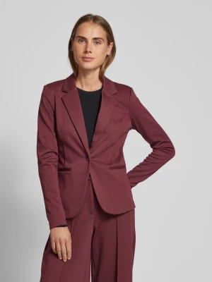 Żakiet o kroju slim fit z lamowanymi kieszeniami model ‘KATE’ Ichi