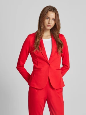 Żakiet o kroju slim fit z lamowanymi kieszeniami model ‘KATE’ Ichi