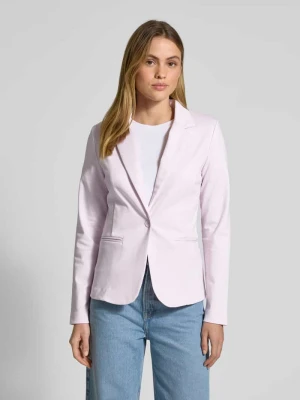 Żakiet o kroju slim fit z lamowanymi kieszeniami model ‘KATE’ Ichi