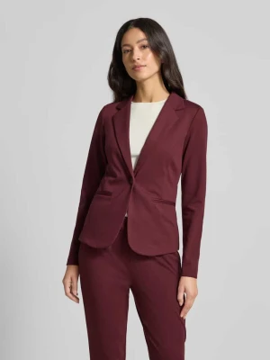 Żakiet o kroju slim fit z lamowanymi kieszeniami model ‘KATE’ Ichi