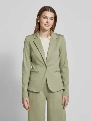 Żakiet o kroju slim fit z lamowanymi kieszeniami model ‘KATE’ Ichi