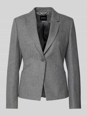 Żakiet o kroju slim fit z mieszanki wełny i lyocellu model ‘JIA9’ Boss