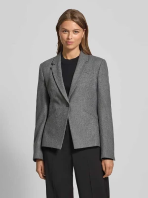 Żakiet o kroju slim fit z mieszanki wełny i lyocellu model ‘JIA9’ Boss Jasnoszary melanż