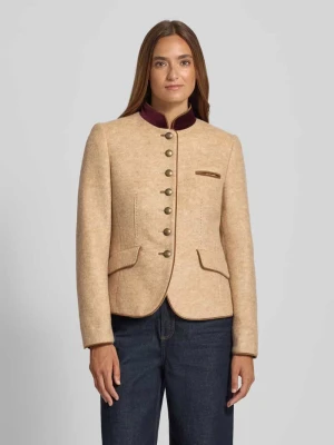 Zdjęcie produktu Żakiet o kroju slim fit z mieszanki wełny z kieszeniami z patką WHITE LABEL