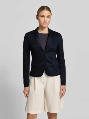 Żakiet o kroju slim fit z mieszanki wiskozy Marc Cain