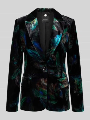 Żakiet o kroju slim fit z mieszanki wiskozy z kieszeniami z patką Marc Cain