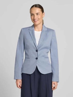 Żakiet o kroju slim fit z wpuszczanymi kieszeniami i kołnierzem z połami Christian Berg Jasnoniebieski
