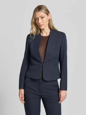 Żakiet o kroju slim fit z zapięciem na haftkę Christian Berg Woman Selection