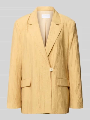 Żakiet o kroju straight fit z mieszanki wiskozy z fakturowanym wzorem Jake*s Collection