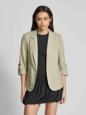 Zdjęcie produktu Żakiet o luźnym kroju z mieszanki wiskozy i lnu model ‘CARO’ Only