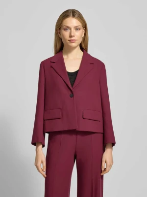 Żakiet o pudełkowym kroju z kieszeniami z patką Windsor