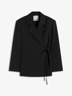 Żakiet oversize BonPrix czarny