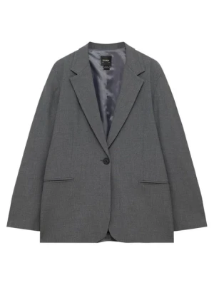 Żakiet PULL&BEAR jasnoszary