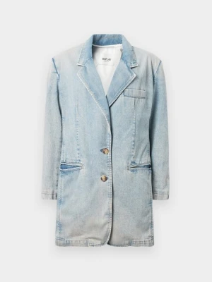 Żakiet Replay jasnoniebieski denim