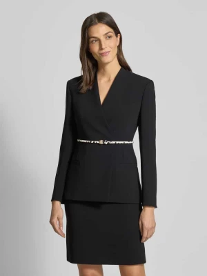 Żakiet taliowany z dodatkowym paskiem model ‘QUINOA’ Max Mara Studio