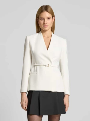 Żakiet taliowany z dodatkowym paskiem model ‘QUINOA’ Max Mara Studio