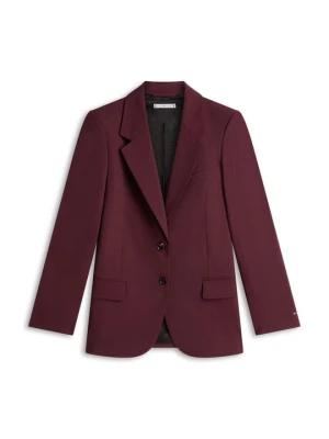 Żakiet Tommy Hilfiger bordowy