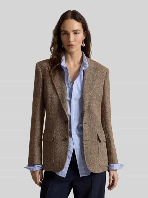 Żakiet w kroju regular fit z mieszanki lnu z domieszką jedwabiu Polo Ralph Lauren