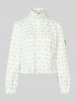 Żakiet w kroju regular fit ze stójką i zamkiem błyskawicznym dwustronnym Marc Cain