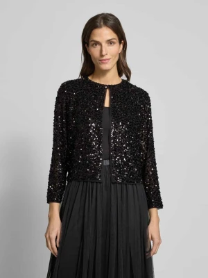 Żakiet z cekinami i okrągłym dekoltem model ‘EXPLORE’ comma