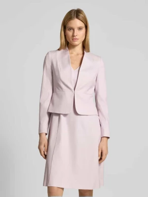 Żakiet z dekoltem w serek i drobną fakturą Christian Berg Woman Selection