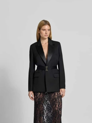 Żakiet z dodatkiem żywej wełny Victoria Beckham Czarny