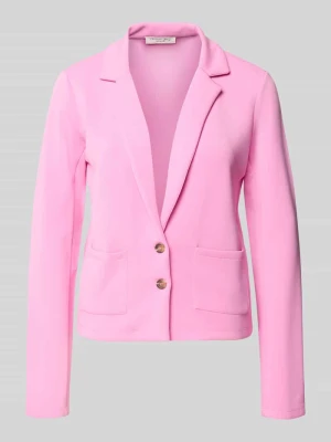 Żakiet z dzianiny dresowej z rewersem i kieszeniami Christian Berg Woman