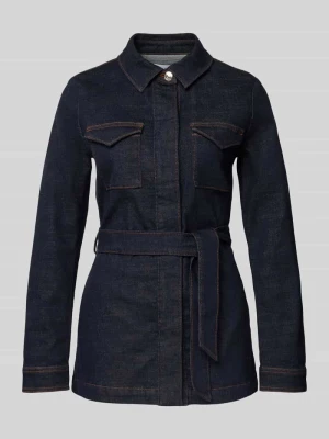 Żakiet z imitacji denimu model ‘September’ comma