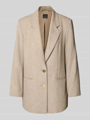 Żakiet z kołnierzem z klapami Armani Exchange