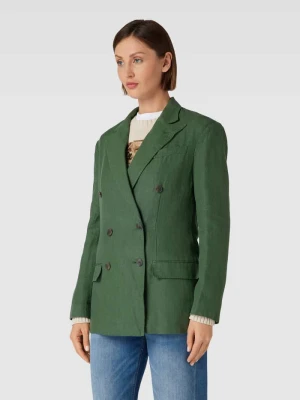 Żakiet z kołnierzem z klapami Polo Ralph Lauren Ciemnozielony