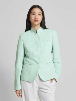 Żakiet z mieszanki lnu i bawełny WHITE LABEL