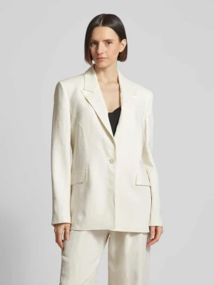 Żakiet z mieszanki wiskozy i lnu model ‘GIACCA ESSENTIAL’ PATRIZIA PEPE