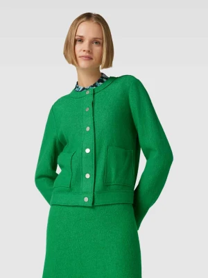Żakiet z mieszanki wiskozy i wełny w jednolitym kolorze Betty Barclay