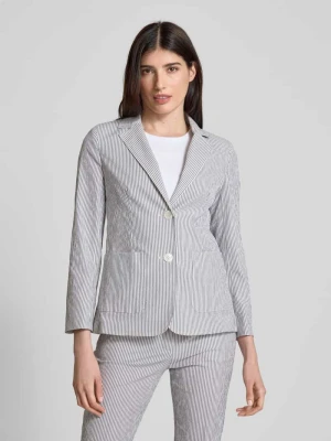 Żakiet z nakładanymi kieszeniami model ‘ALETTA’ Weekend Max Mara Ciemnoniebieski