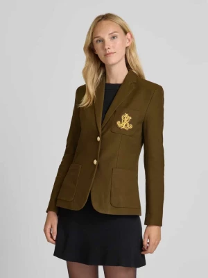 Żakiet z naszywką z logo Lauren Ralph Lauren