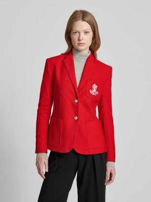 Żakiet z naszywką z logo Lauren Ralph Lauren