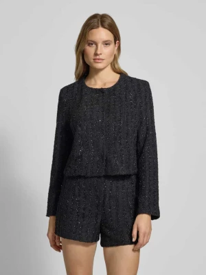 Żakiet z okrągłym dekoltem model ‘NINKY’ Ichi