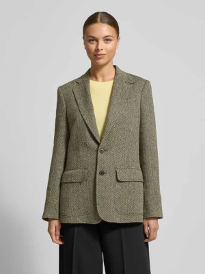 Żakiet ze skóry jagnięcej strzyżonej z kołnierzem z połami model ‘HERTIAGE’ Polo Ralph Lauren