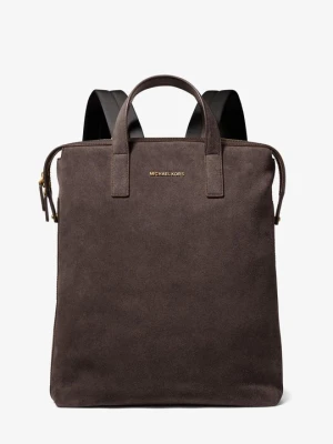 Zamszowa torba tote Nicholas Michael Kors CZEKOLADOWY (Brązowy)