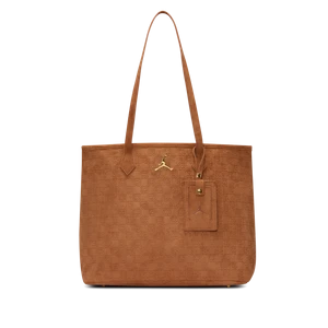 Zamszowa torba z monogramem Jordan (17 l) - Brązowy