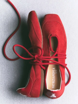 Zamszowe baleriny Dancing SKIN PATRIZIA PEPE