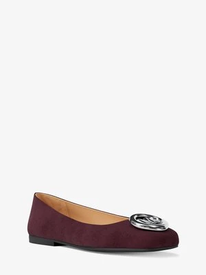 Zamszowe baletki Milan Michael Kors OXBLOOD (Czerwony)