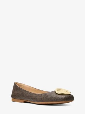 Zamszowe baletki Milan Michael Kors BRĄZOWY (Brązowy)