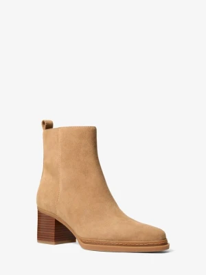 Zamszowe botki Lex Michael Kors [3740] (Naturalny)